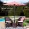Best Choice Products 7.5ft Heavy-Duty Outdoor Market Patio Umbrella w/ Push Button Tilt, Easy Crank